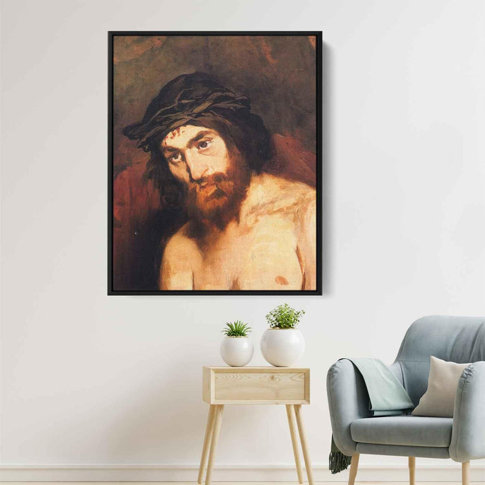 The head of Christ (1864) by Edouard Manet - Canvas Artwork