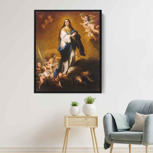 The Immaculate Conception (oil on canvas) (1655) by Bartolome Esteban Murillo - Canvas Artwork