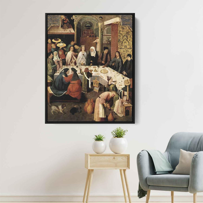 The Marriage Feast at Cana (1500) by Hieronymus Bosch - Canvas Artwork