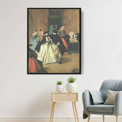 The Parlour by Pietro Longhi - Canvas Artwork