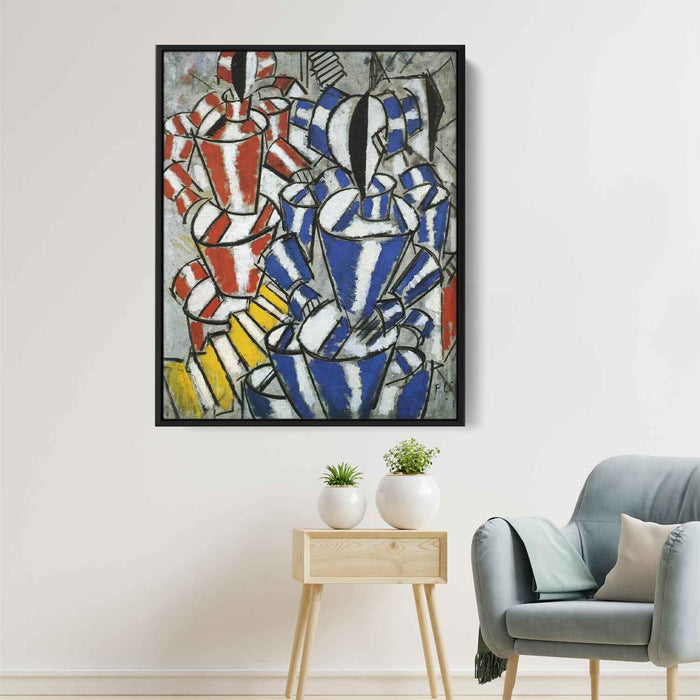 The Staircase (1913) by Fernand Leger - Canvas Artwork