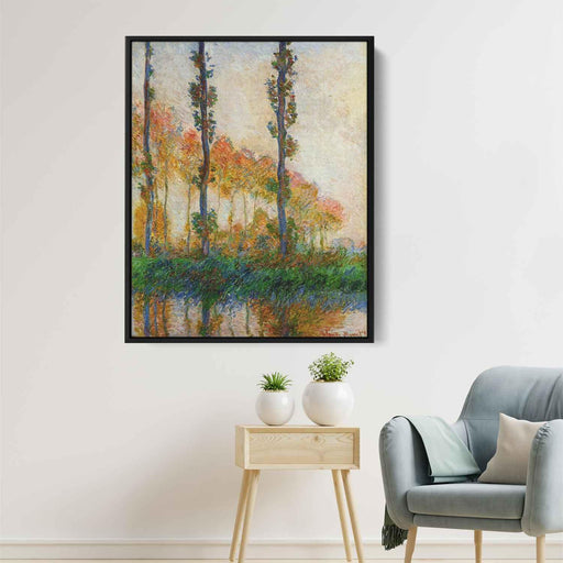 The Three Trees, Autumn by Claude Monet - Canvas Artwork