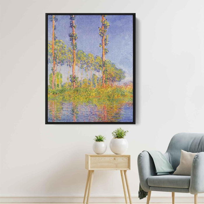 Three Trees, Autumn Effect by Claude Monet - Canvas Artwork