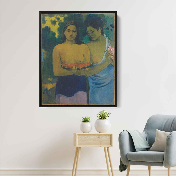 Two tahitian women (1899) by Paul Gauguin - Canvas Artwork