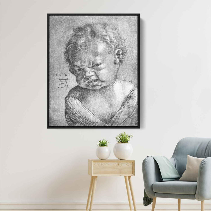 Weeping Angel boy (1521) by Albrecht Durer - Canvas Artwork