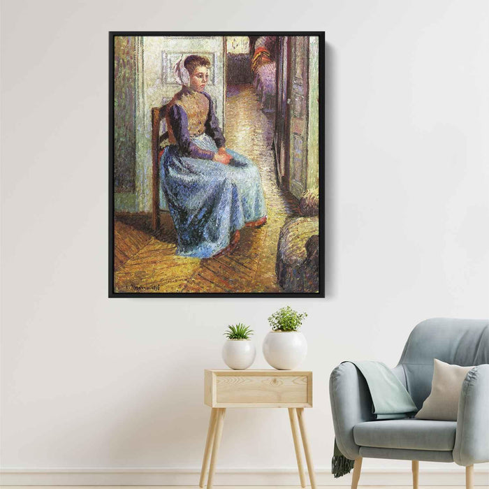 Young Flemish maid by Camille Pissarro - Canvas Artwork