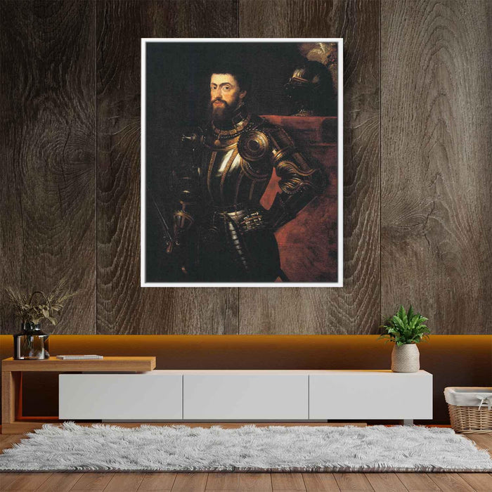 Charles V in Armour (1603) by Peter Paul Rubens - Canvas Artwork