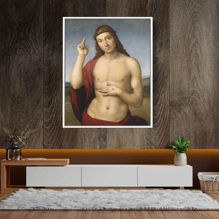 Christ Blessing (1502) by Raphael - Canvas Artwork