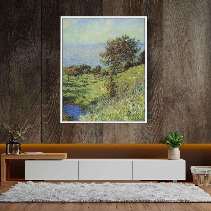 Cliffs of Varengeville, Gust of Wind by Claude Monet - Canvas Artwork