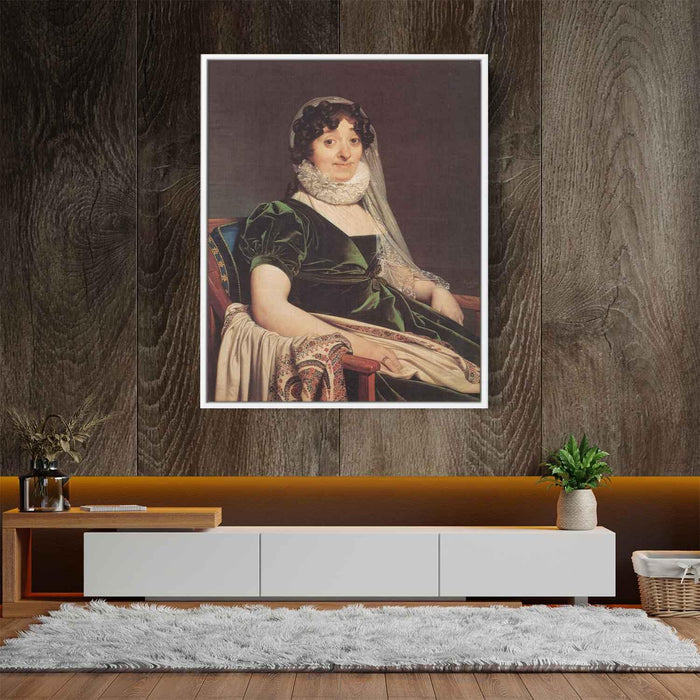 Comtes de Tournon, née Geneviève de Seytres Caumont by Jean Auguste Dominique Ingres - Canvas Artwork