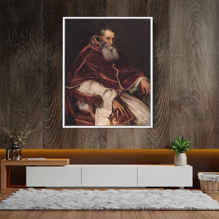 Pope Paul III (1543) by Titian - Canvas Artwork