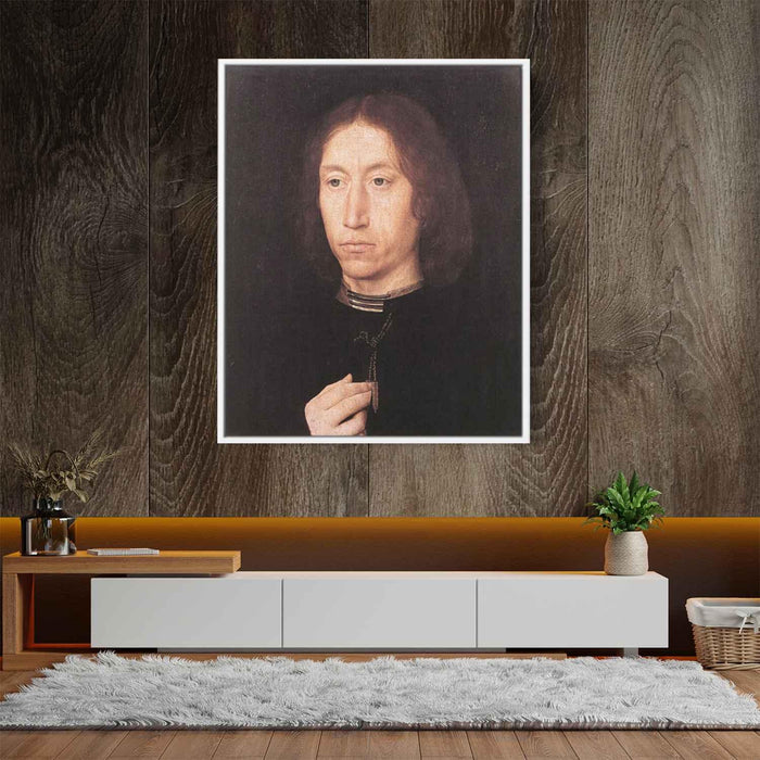 Portrait of a Man (1480) by Hans Memling - Canvas Artwork