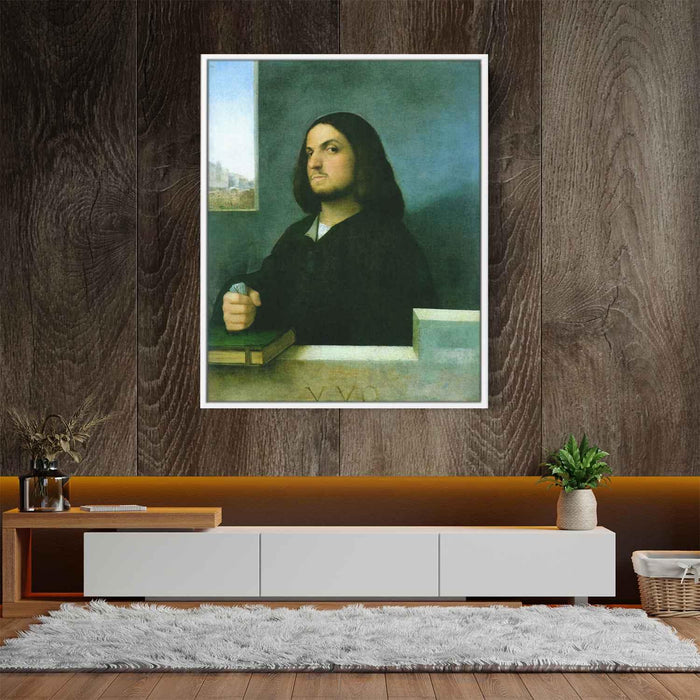 Portrait of a Venetian Gentleman (1510) by Giorgione - Canvas Artwork