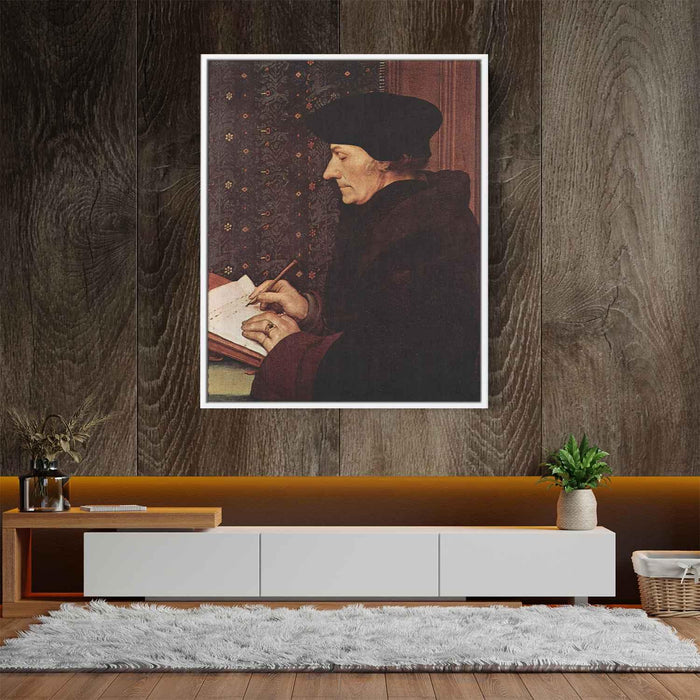 Portrait of Desiderius Erasmus (1523) by Hans Holbein the Younger - Canvas Artwork