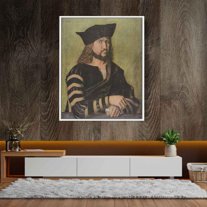 Portrait of Elector Frederick the Wise of Saxony (1496) by Albrecht Durer - Canvas Artwork