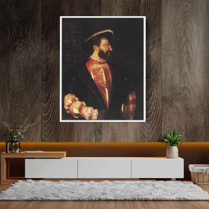 Portrait of Francis I (1539) by Titian - Canvas Artwork