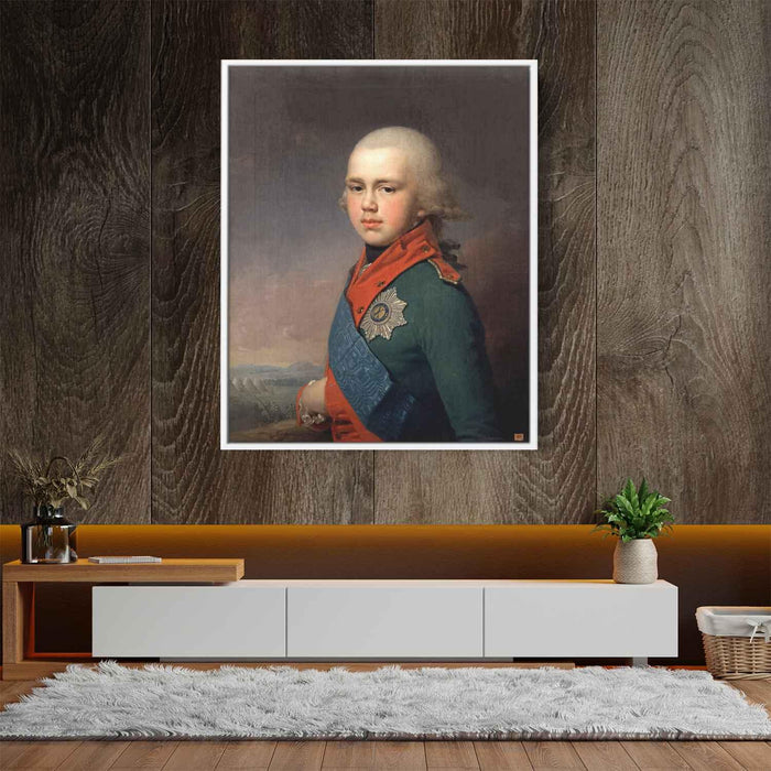 Portrait of Grand Duke Konstantin Pavlovich (1795) by Vladimir Borovikovsky - Canvas Artwork