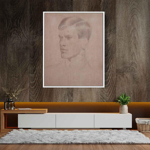 Portrait of K.B. Kustodiev (1921) by Boris Kustodiev - Canvas Artwork