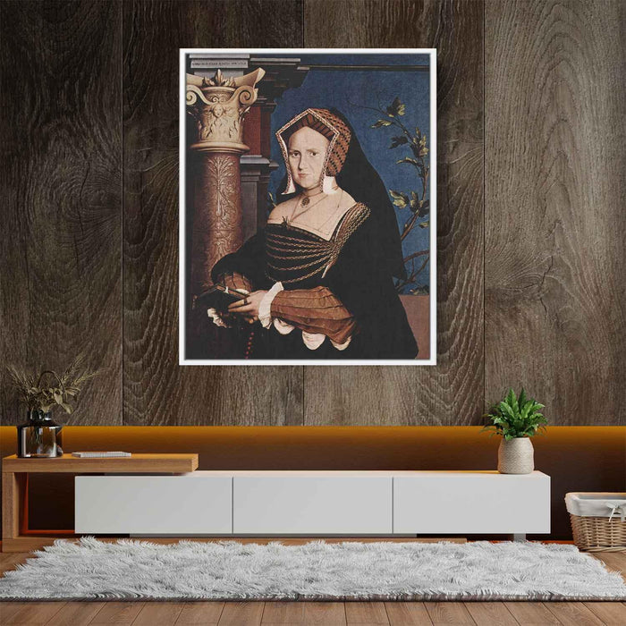 Portrait of Mary Wotton, Lady Guildenford by Hans Holbein the Younger - Canvas Artwork