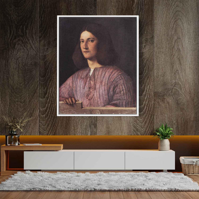 Portrait of young man (Giustiniani Portrait) (1504) by Giorgione - Canvas Artwork