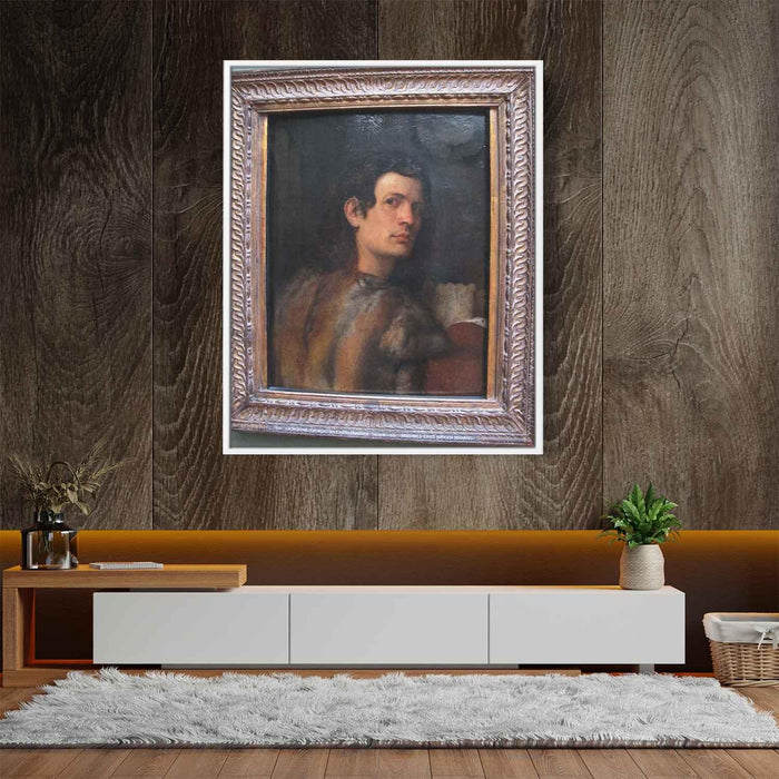 Portrait of young man by Giorgione - Canvas Artwork