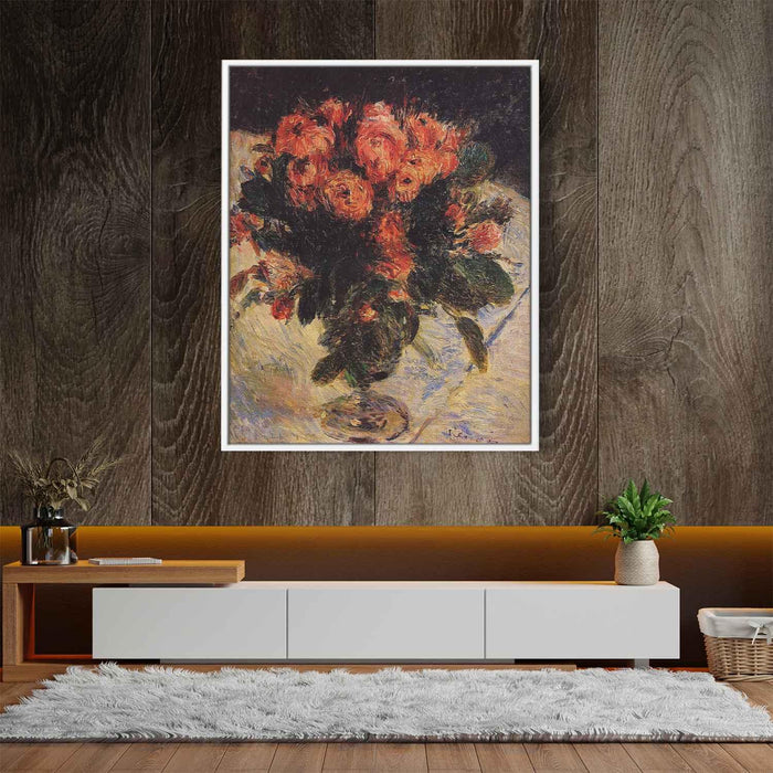 Roses (1890) by Pierre-Auguste Renoir - Canvas Artwork