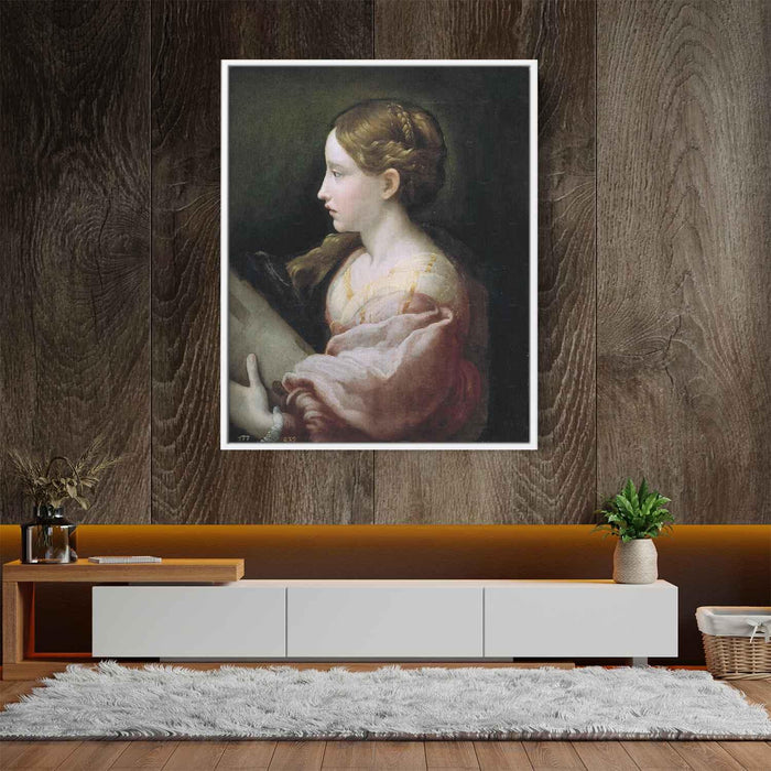 Saint Barbara (1522) by Parmigianino - Canvas Artwork