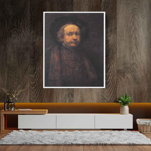 Self-portrait (1669) by Rembrandt - Canvas Artwork