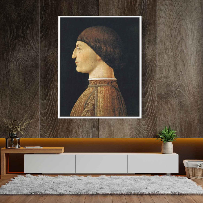 Sigismondo Malatesta (1451) by Piero della Francesca - Canvas Artwork