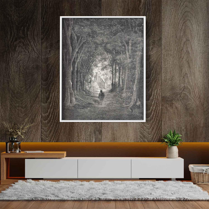 Sleeping Beauty by Gustave Dore - Canvas Artwork