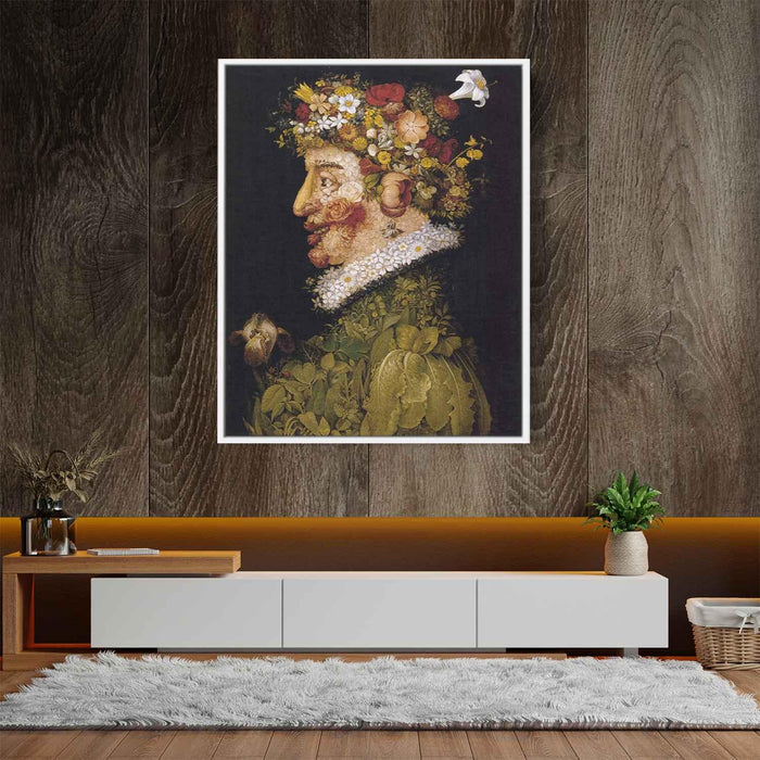 Spring (1563) by Giuseppe Arcimboldo - Canvas Artwork