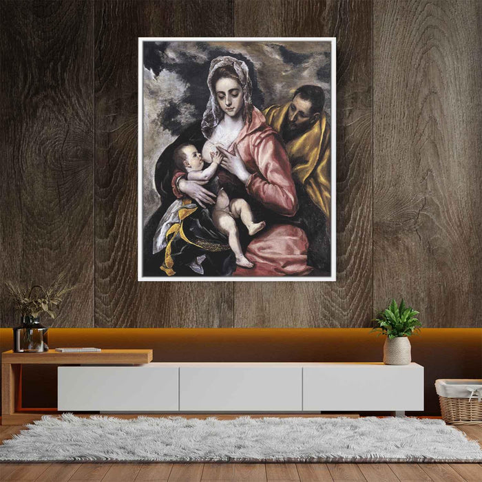 The Holy Family (1660) by Bartolome Esteban Murillo - Canvas Artwork
