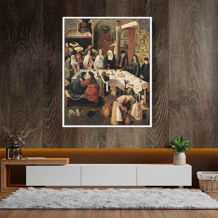 The Marriage Feast at Cana (1500) by Hieronymus Bosch - Canvas Artwork