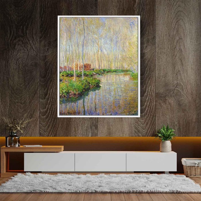 The River Epte (1885) by Claude Monet - Canvas Artwork