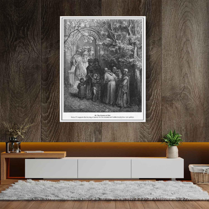 The Sinews of War by Gustave Dore - Canvas Artwork