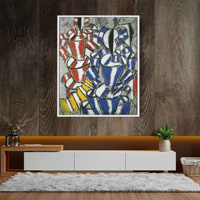 The Staircase (1913) by Fernand Leger - Canvas Artwork