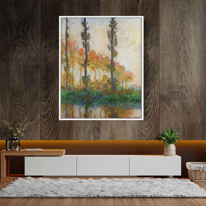 The Three Trees, Autumn by Claude Monet - Canvas Artwork