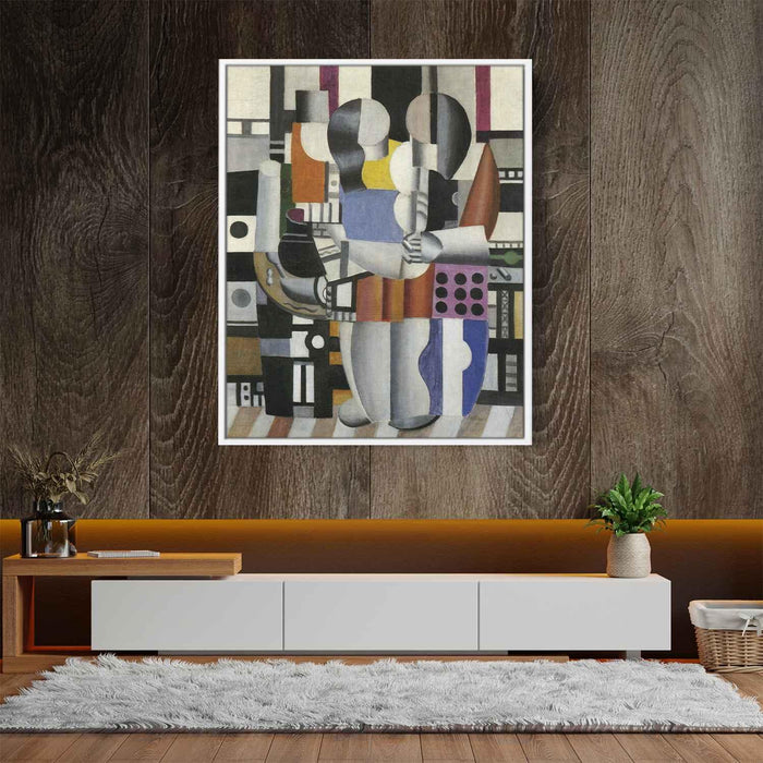 Three figures (1921) by Fernand Leger - Canvas Artwork