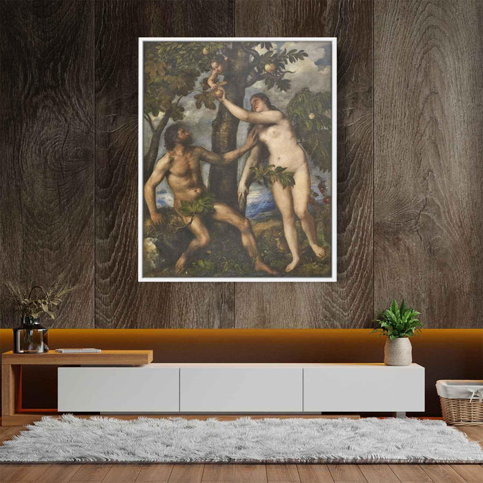 The Fall of Man (1550) by Titian - Canvas Artwork