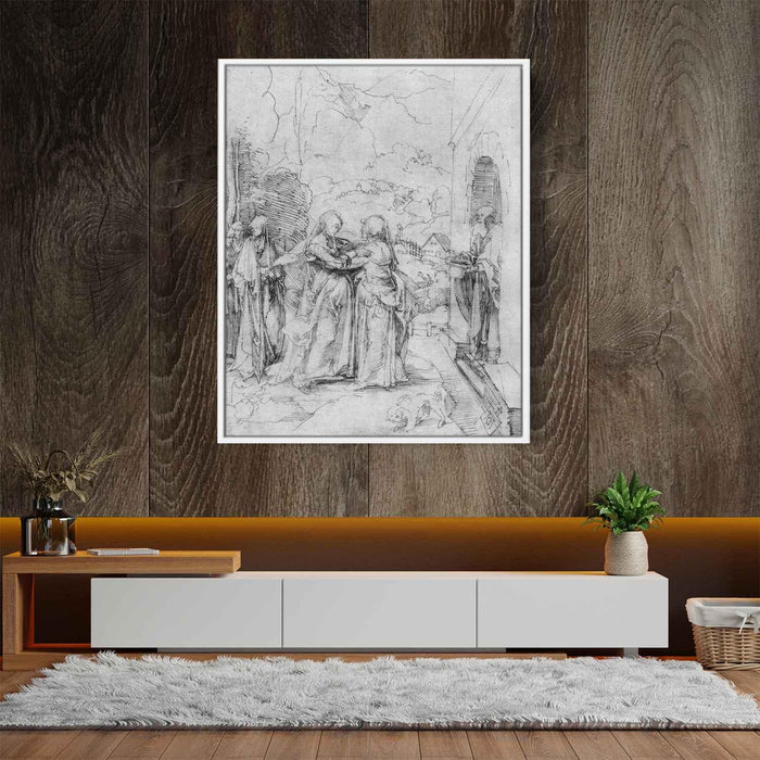 Visitation (1504) by Albrecht Durer - Canvas Artwork