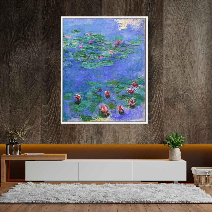 Water Lilies Red (1919) by Claude Monet - Canvas Artwork