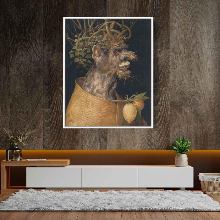 Winter (1563) by Giuseppe Arcimboldo - Canvas Artwork