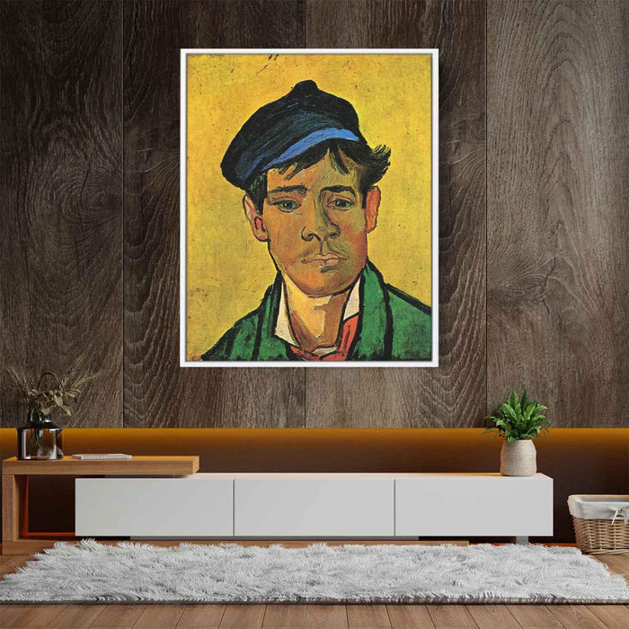 Young Man with a Hat (1888) by Vincent van Gogh - Canvas Artwork