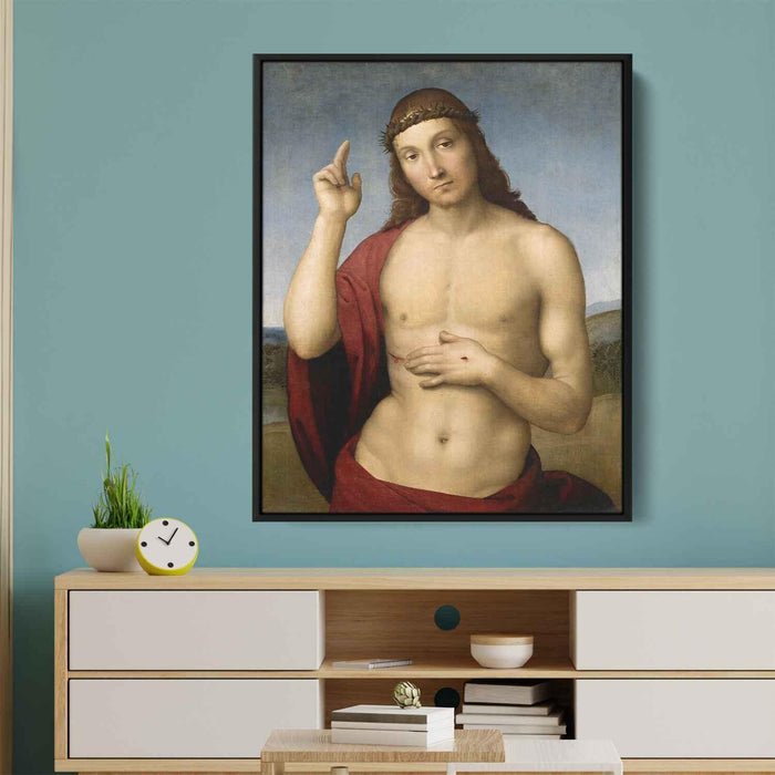 Christ Blessing (1502) by Raphael - Canvas Artwork