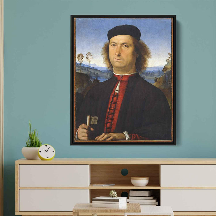 Portrait of Francesco delle Opere (1494) by Pietro Perugino - Canvas Artwork