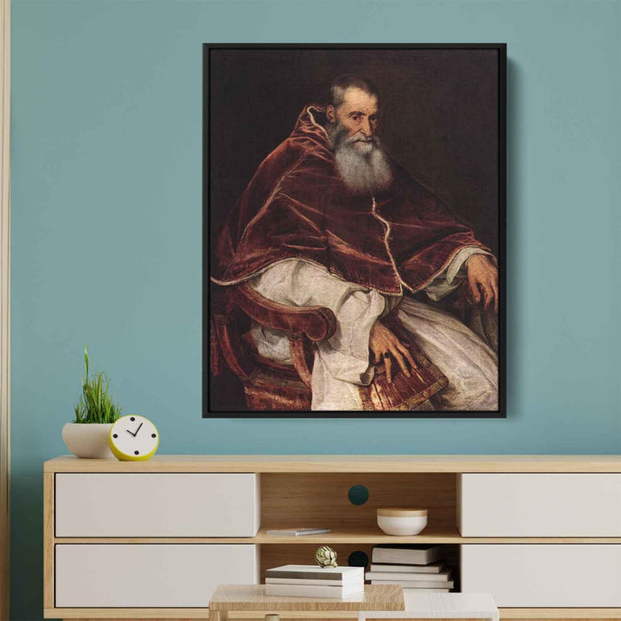 Pope Paul III (1543) by Titian - Canvas Artwork