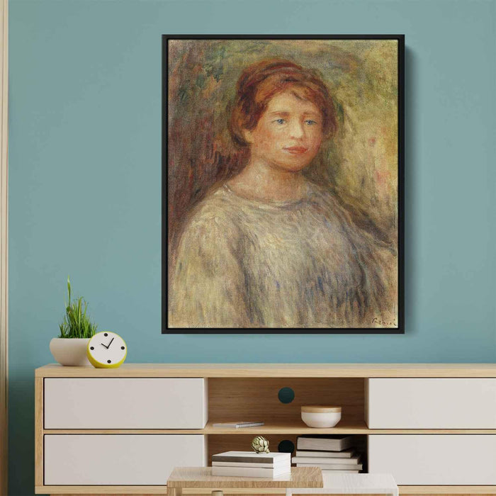 Portrait of a Woman (1911) by Pierre-Auguste Renoir - Canvas Artwork
