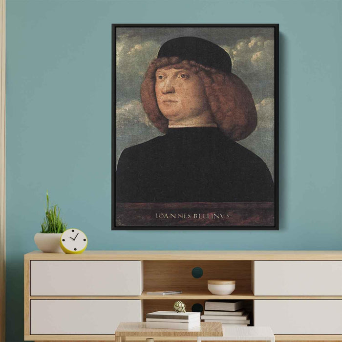 Portrait of a Young Man (1500) by Giovanni Bellini - Canvas Artwork