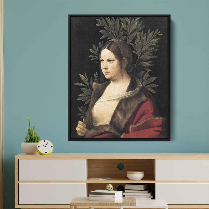 Portrait of a Young Woman (Laura) (1506) by Giorgione - Canvas Artwork