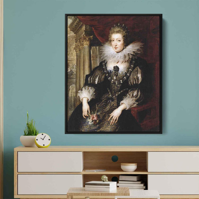 Portrait of Anne of Austria (1622) by Peter Paul Rubens - Canvas Artwork